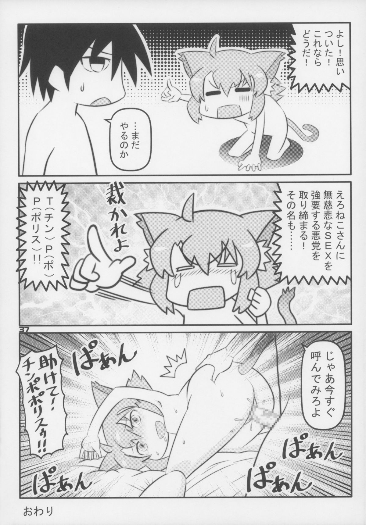 (C83) [ぐるり堂 (よろず)] えろねこさんトリロジー アナルシルバー