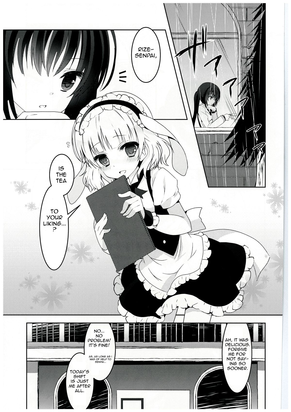 (COMIC1☆8) [純銀星 (たかしな浅妃)] sugarcoatcafe (ご注文はうさぎですか?) [英訳]