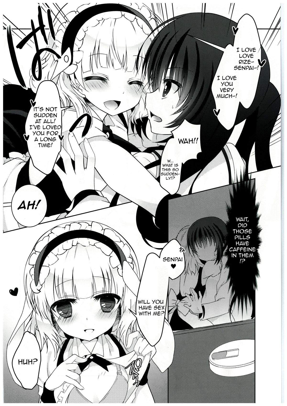 (COMIC1☆8) [純銀星 (たかしな浅妃)] sugarcoatcafe (ご注文はうさぎですか?) [英訳]