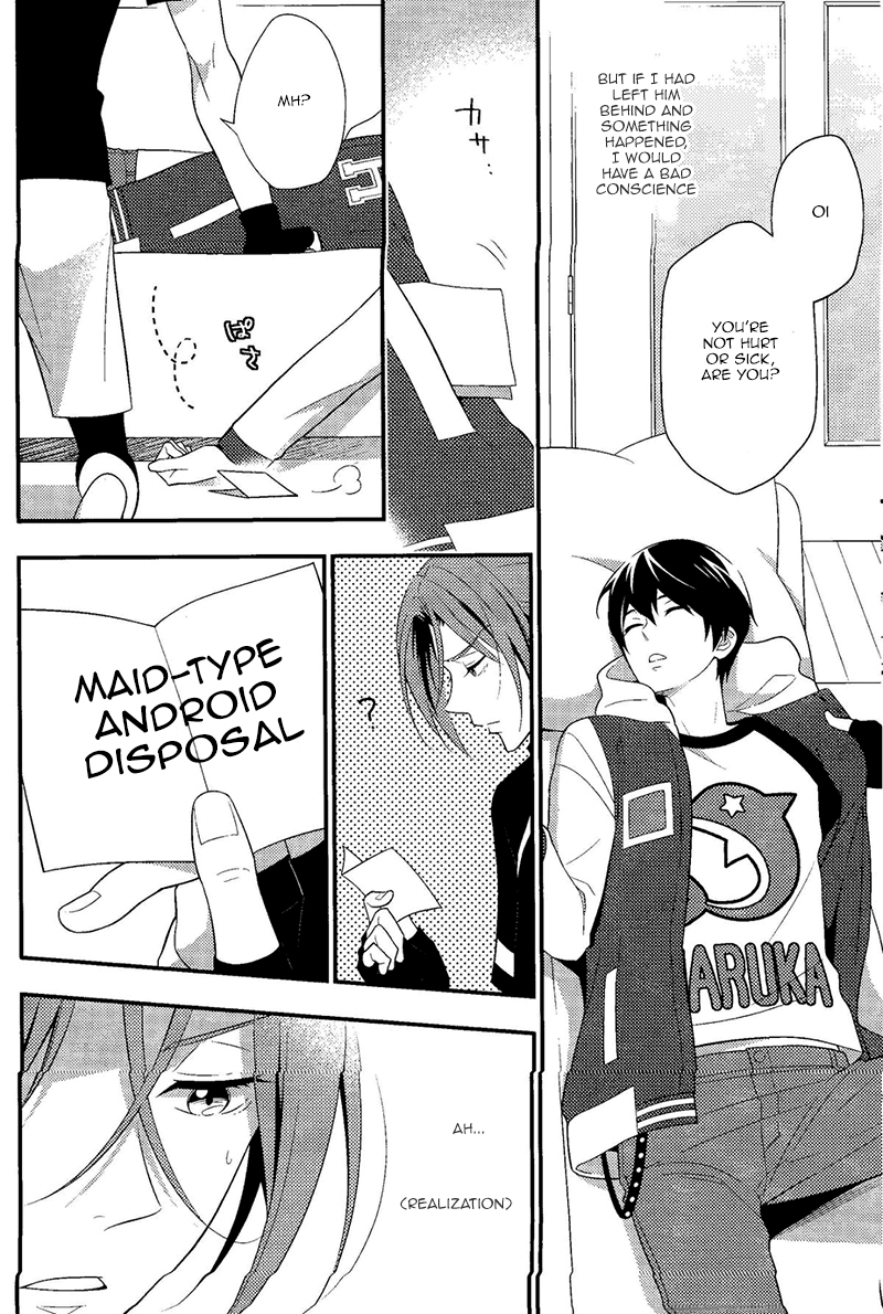 (恋愛エンドルフィン) [とりねっと (忍鳥)] メイドロイド!? 遙ちゃん (Free!) [英訳]