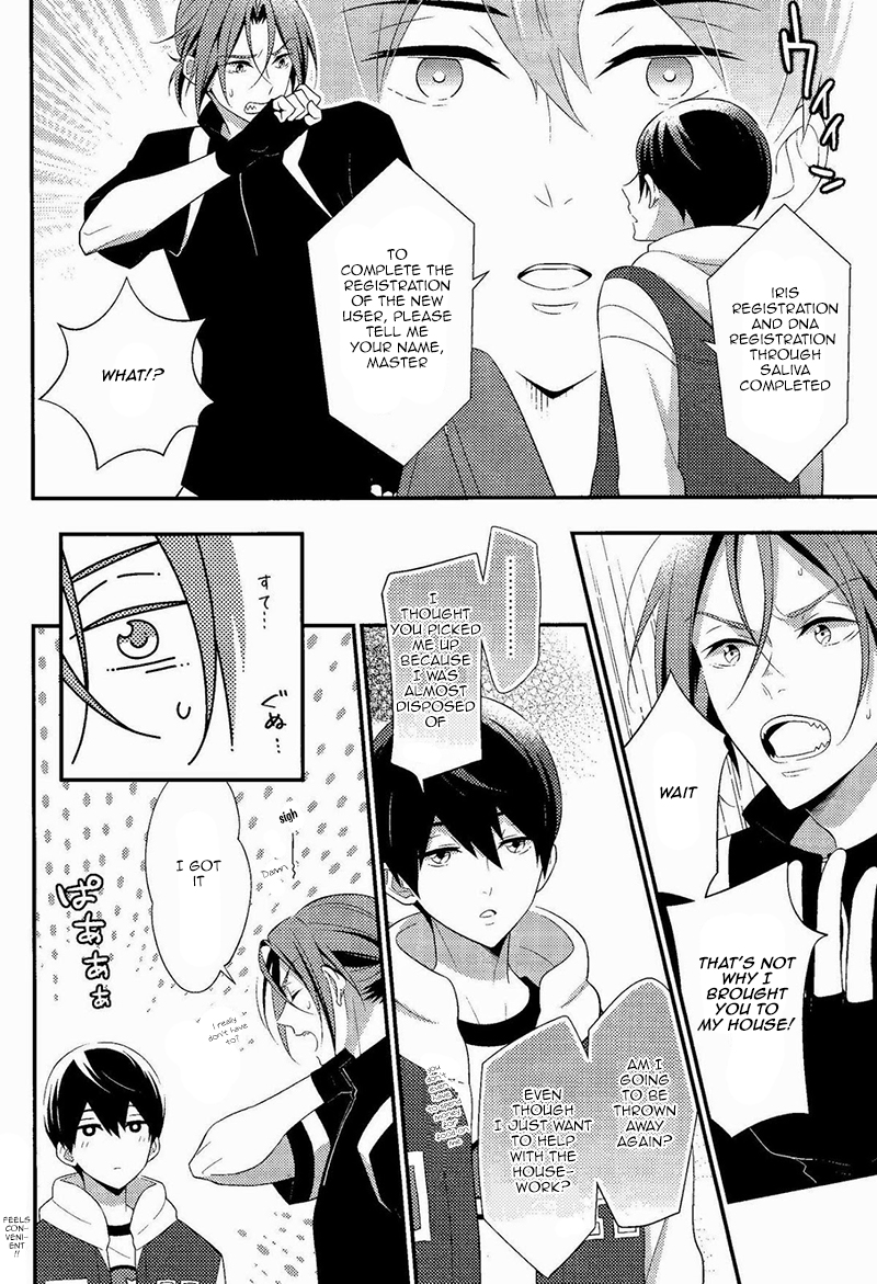 (恋愛エンドルフィン) [とりねっと (忍鳥)] メイドロイド!? 遙ちゃん (Free!) [英訳]