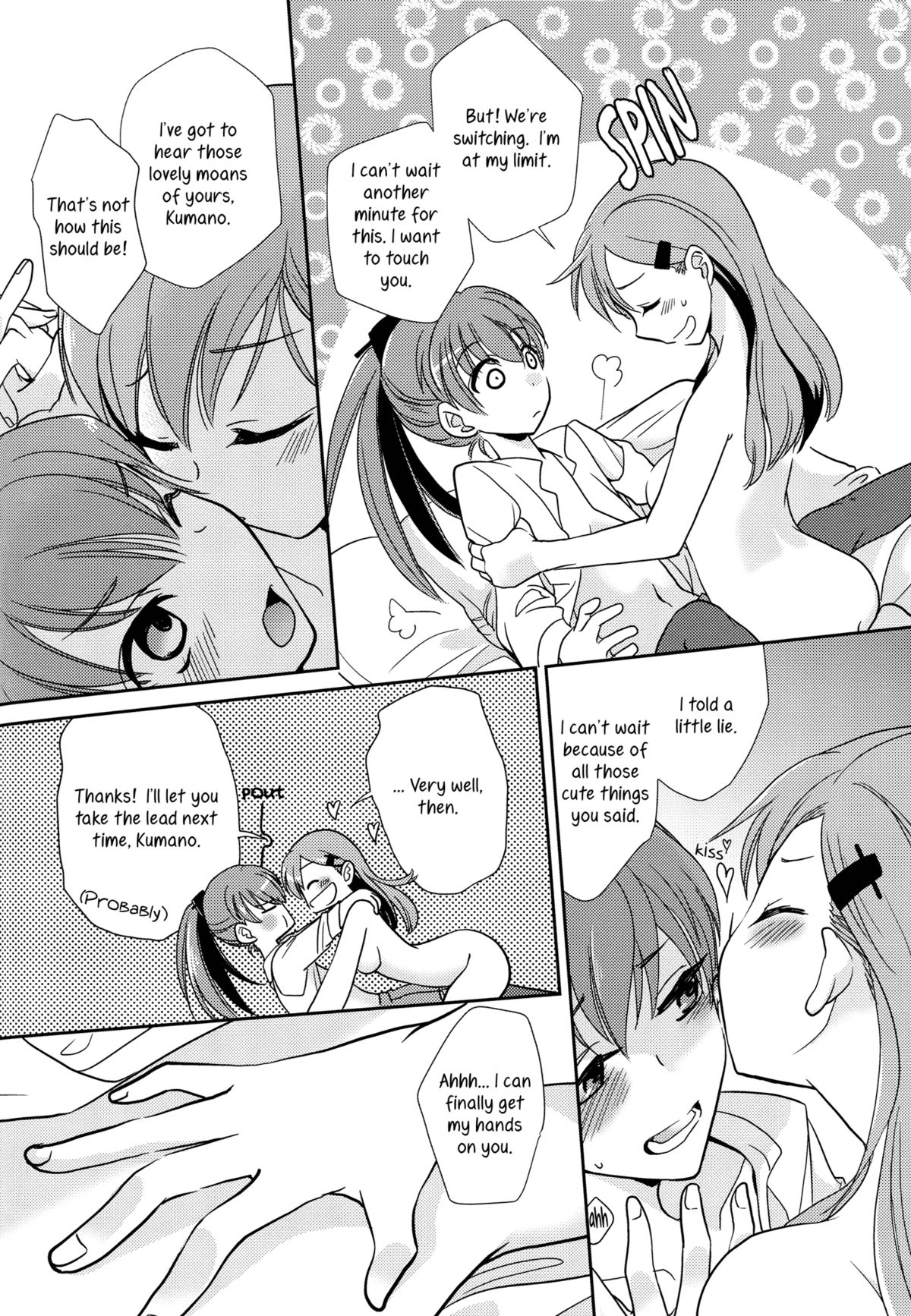 (砲雷撃戦!よーい!九戦目!) [BQ (北尾タキ)] 熊野が鈴谷にしてみたい本 (艦隊これくしょん -艦これ-) [英訳]