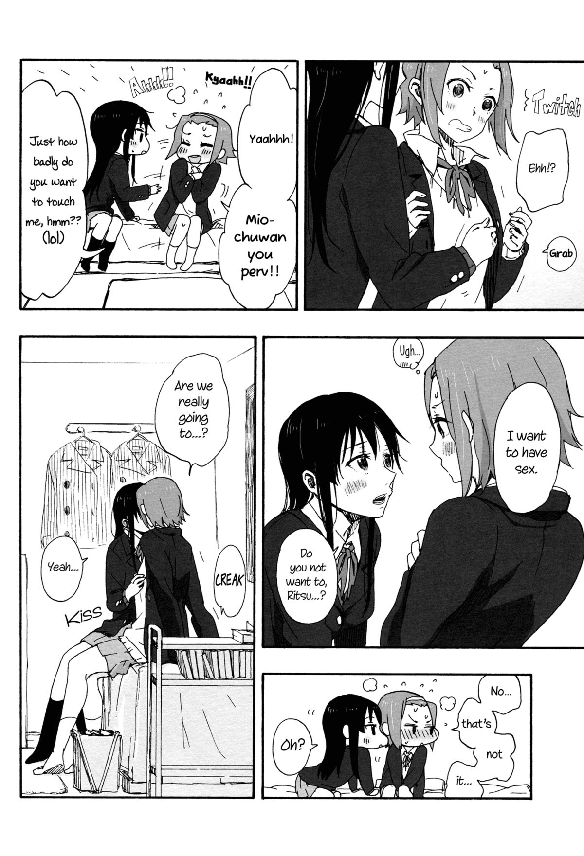 (C83) [スーパー銭湯, ザ借家 (ふくたろう, 桶)] 月刊オトナのりつみお増刊号 (けいおん!) [英訳]