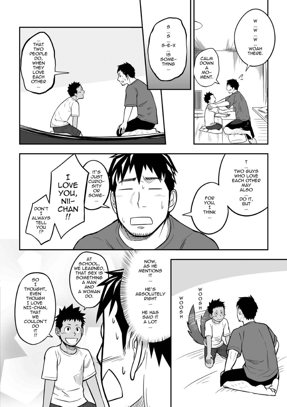 (ショタケット & ショタスクラッチ -オメガ-) [♂めんたいこ♂ (一十)] 兄ちゃんと!! [英訳]