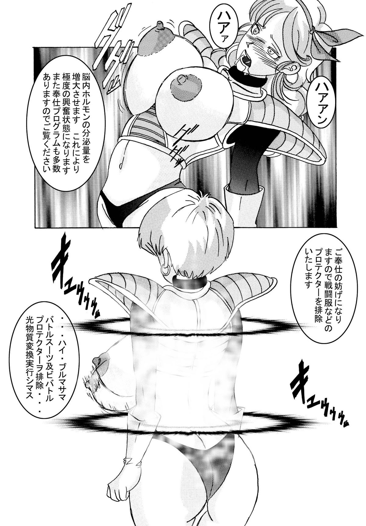 [ライト・レイト・ポート・ピンク] 誕生!!悪の女三戦士 イレーザ・チチ・ランチ洗脳改造計画 (ドラゴンボールZ)