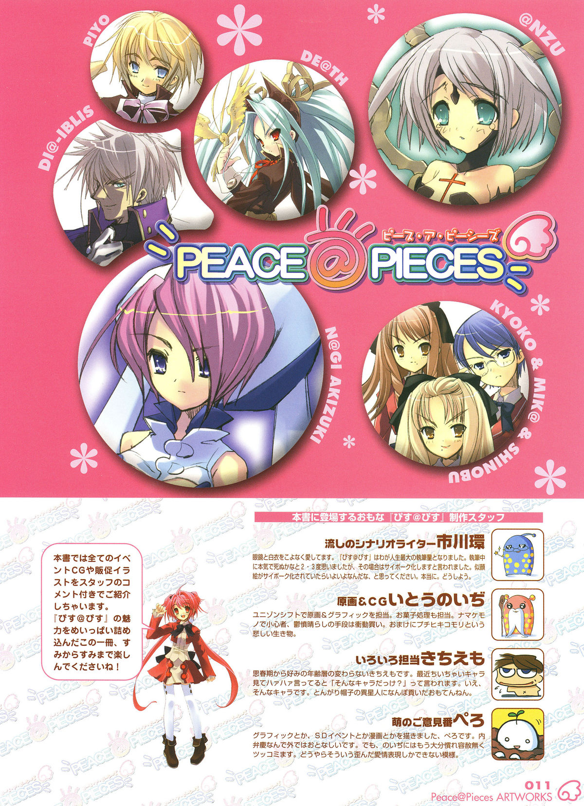 [いとうのいぢ] Peace＠Pieces ARTWORKS