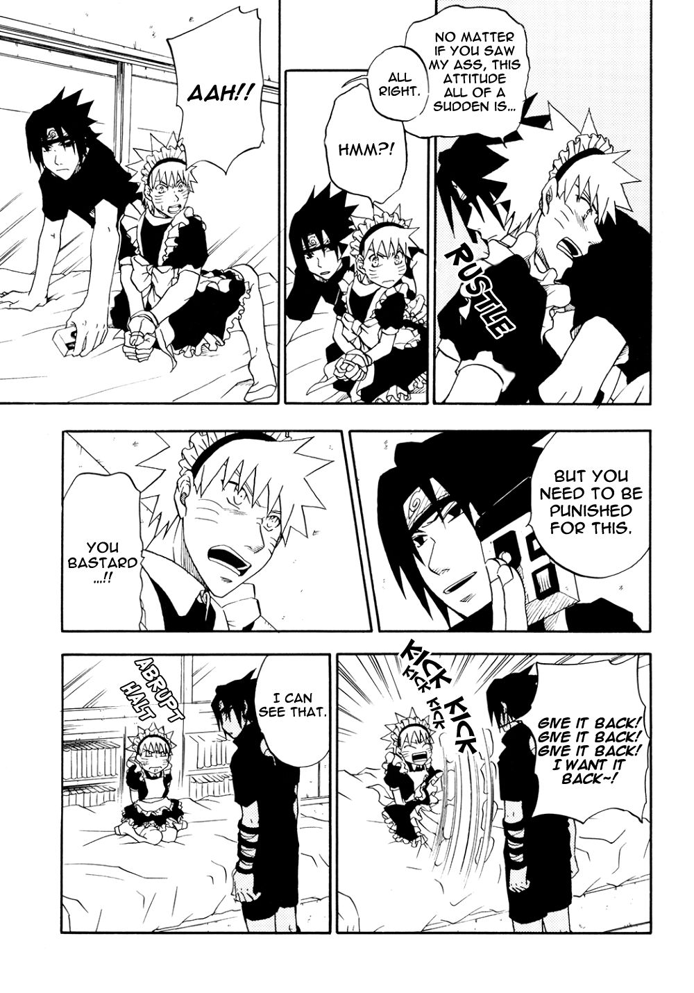 [うずうずカンパニー (獅子丸)] 御主人さまの仰せのままに (NARUTO -ナルト-) [英訳]