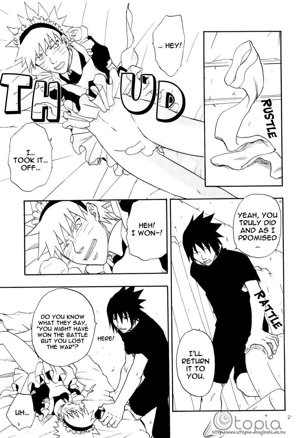 [うずうずカンパニー (獅子丸)] 御主人さまの仰せのままに (NARUTO -ナルト-) [英訳]