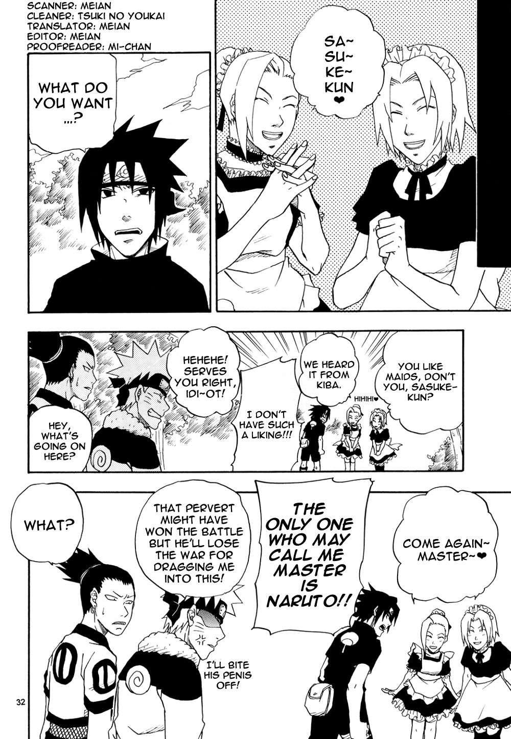 [うずうずカンパニー (獅子丸)] 御主人さまの仰せのままに (NARUTO -ナルト-) [英訳]