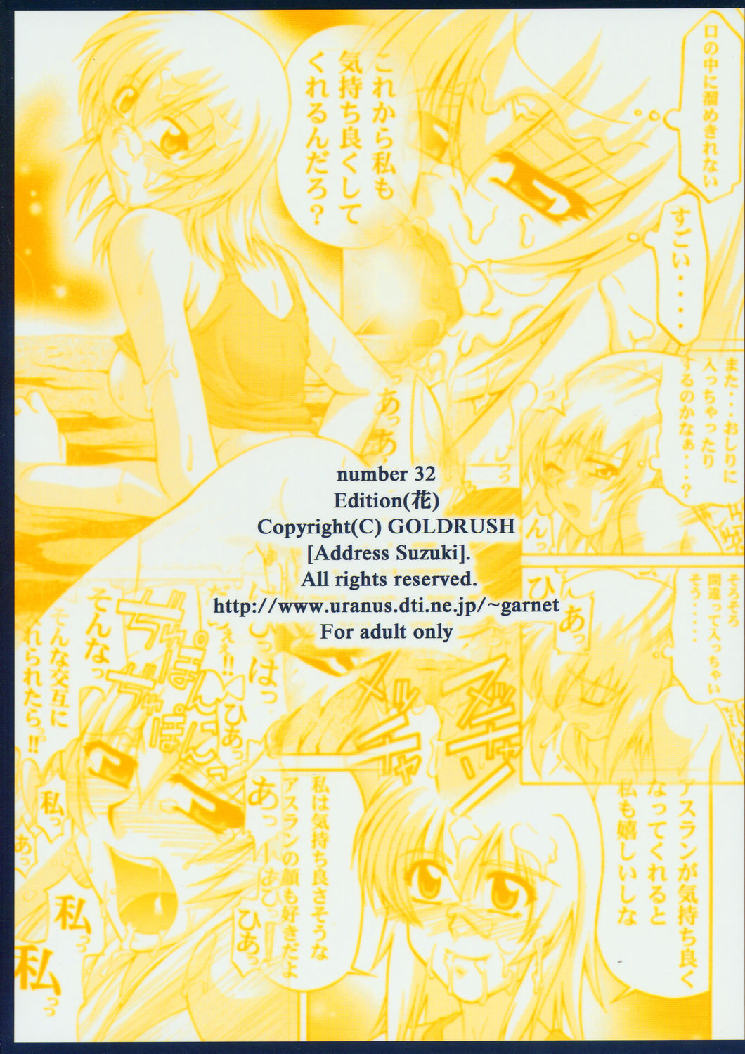 (C66) [GOLD RUSH (鈴木あどれす)] Edition (花) (機動戦士ガンダム SEED)