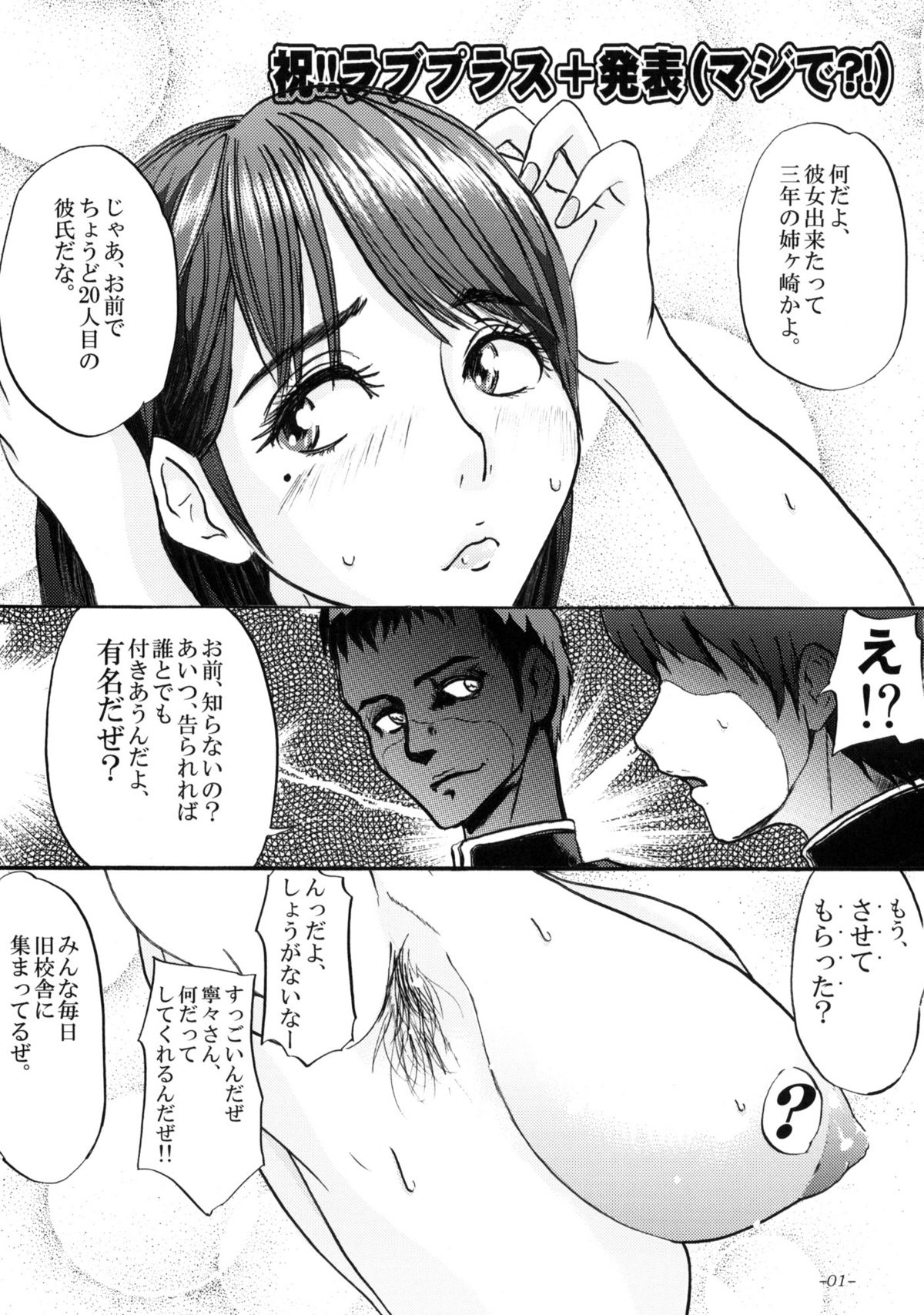 (ラヴ・インクリメント2) (同人誌) [世界革命倶楽部 (小澤零人)] ボクの寧々さんがみんなの公衆便所だった件について。(ラブプラス)