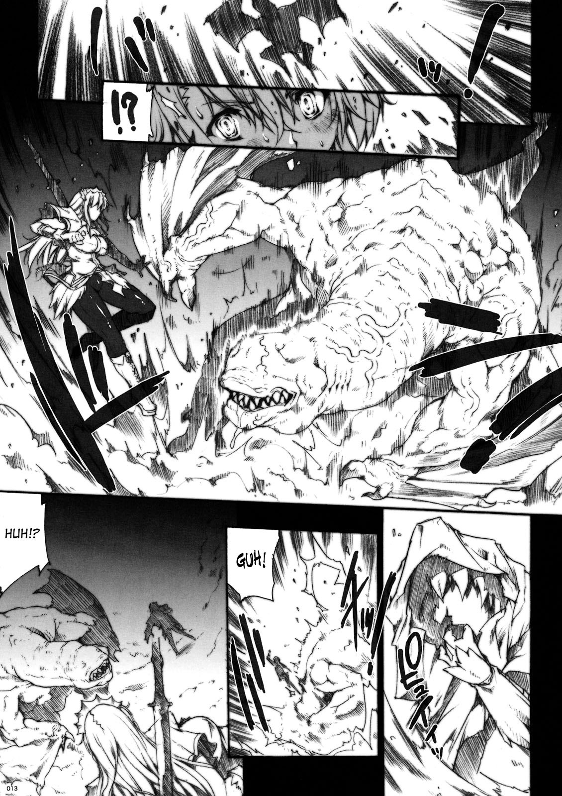 (COMIC1☆3) [ERECT TOUCH (エレクトさわる)] INVISIBLE HUNTER (モンスターハンター) [英訳]