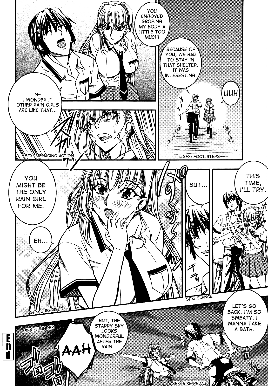 [さがみやたかふみ] 雨女と雨宿り (COMIC 桃姫 2009年1月号) [英訳]