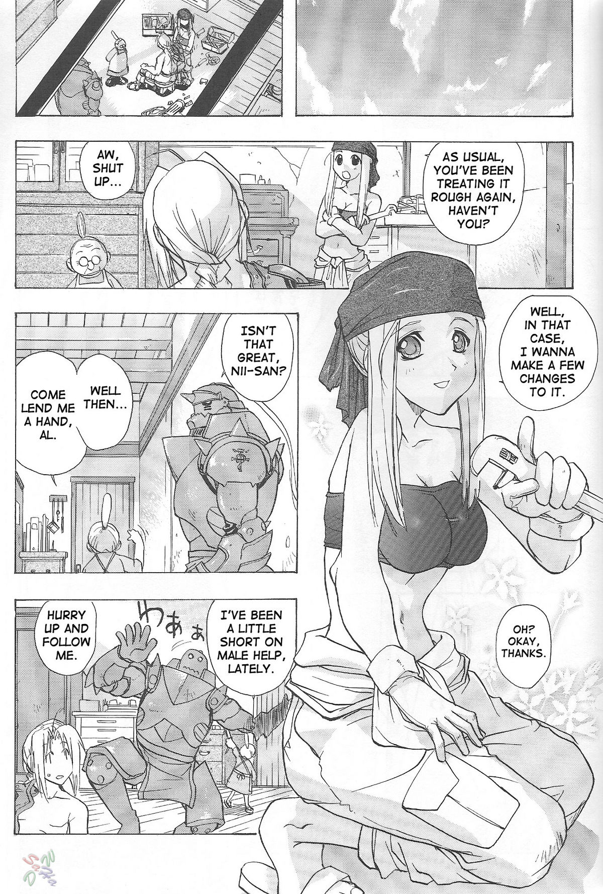 [ウッキーラボ (Kika=ざる)] リザ&ウインリィ (鋼の錬金術師) [英訳]