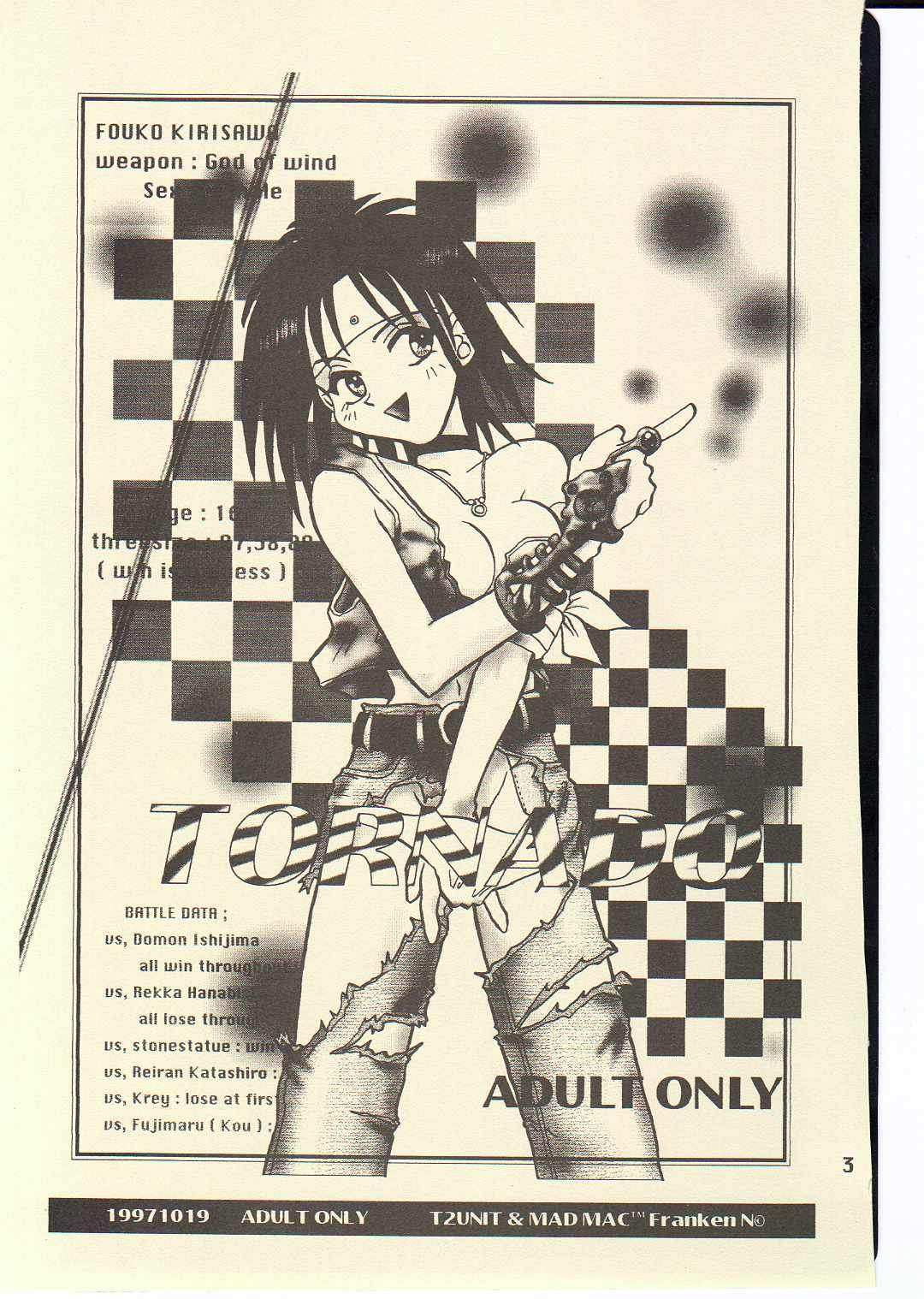 (Cレヴォ22) [T2 UNIT (Franken N)] TORNADO (烈火の炎)