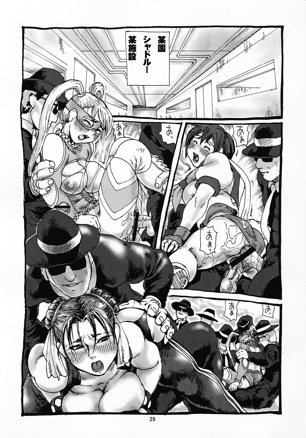 (C69) [鶴ヶ島ハイツ (長谷円)] 尻祭(尻春5) (ストリートファイター)