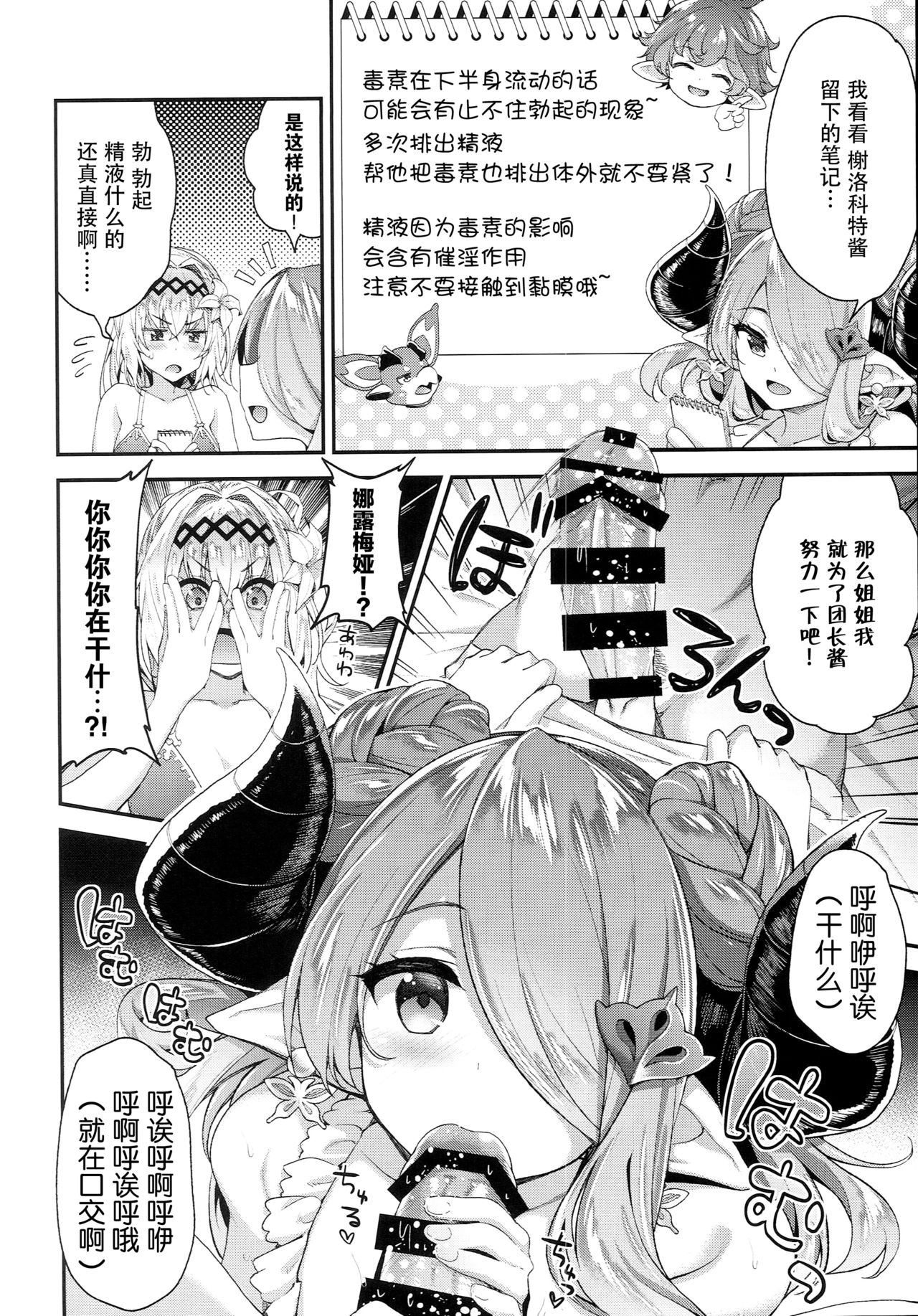 (C94) [一ノ瀬ランド] ナルメア＆ジャンヌとドキドキサマーバケーション (グランブルーファンタジー) [中国翻訳]