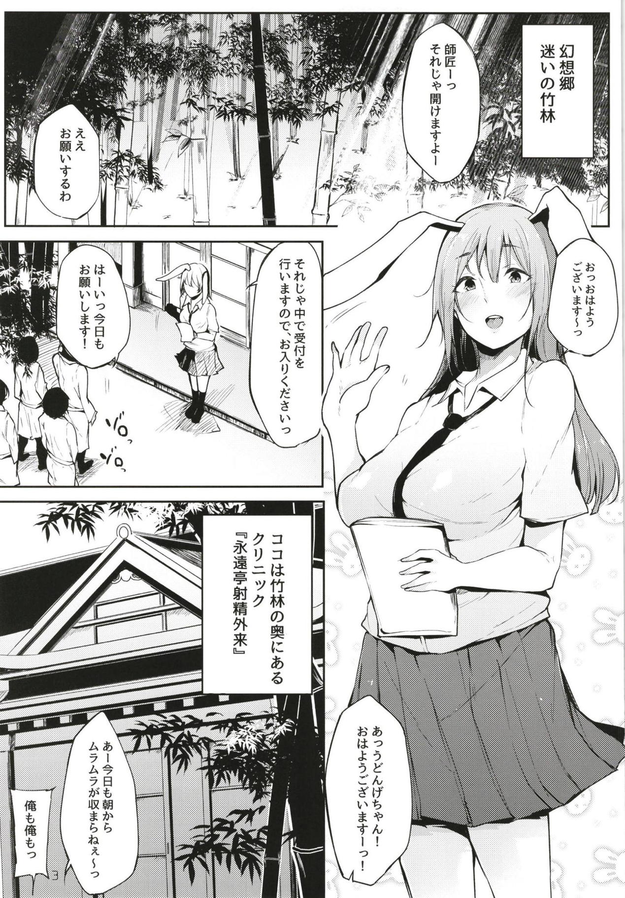 (例大祭15) [BlossomSphere (桜湯ハル)] 永遠亭射精外来 (東方Project)
