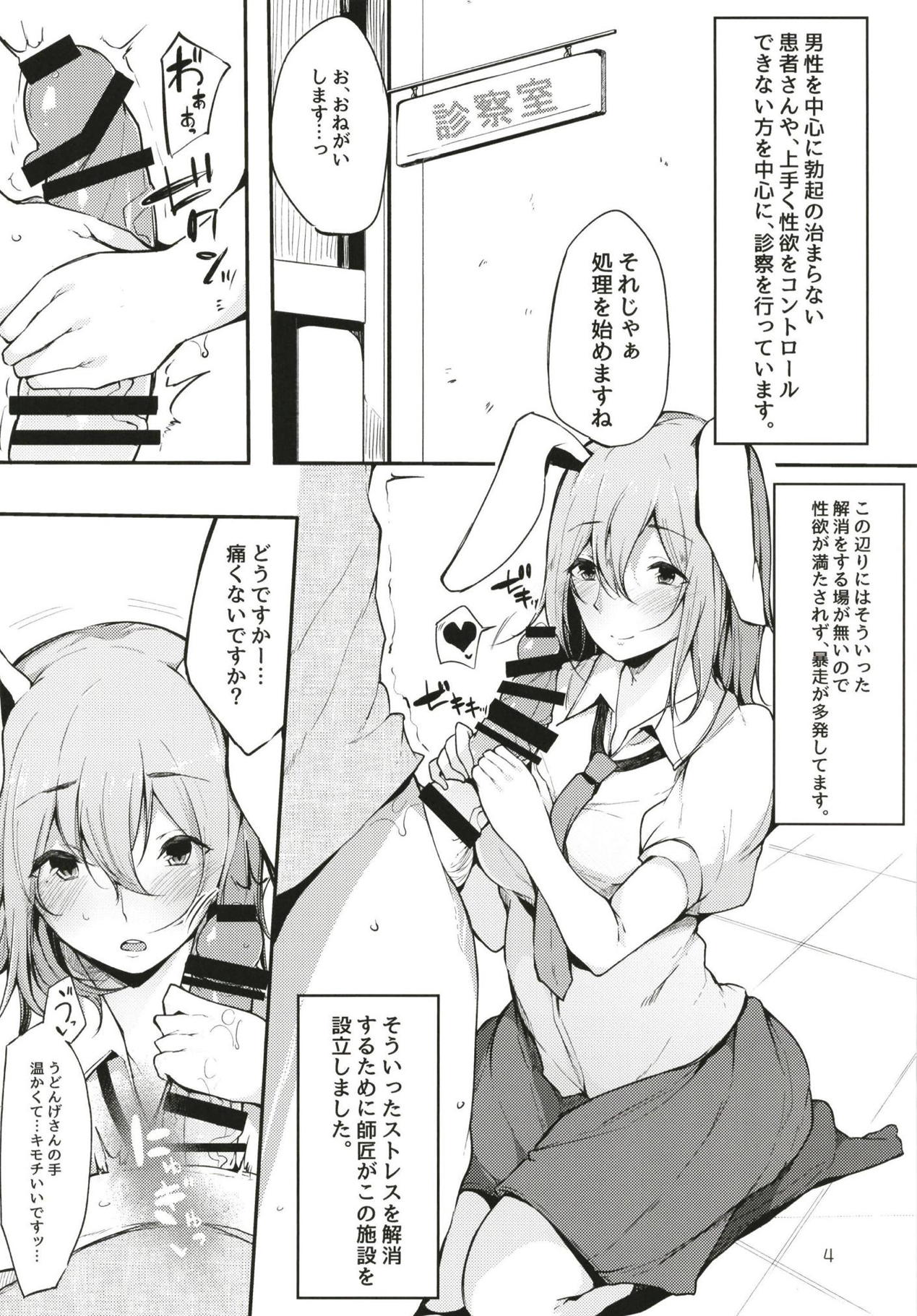 (例大祭15) [BlossomSphere (桜湯ハル)] 永遠亭射精外来 (東方Project)