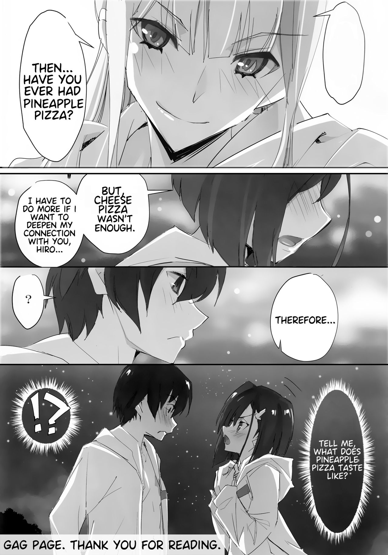 (COMIC1☆13) [流石堂 (流ひょうご)] Strawberry Condensed Milk (ダーリン・イン・ザ・フランキス) [英訳]