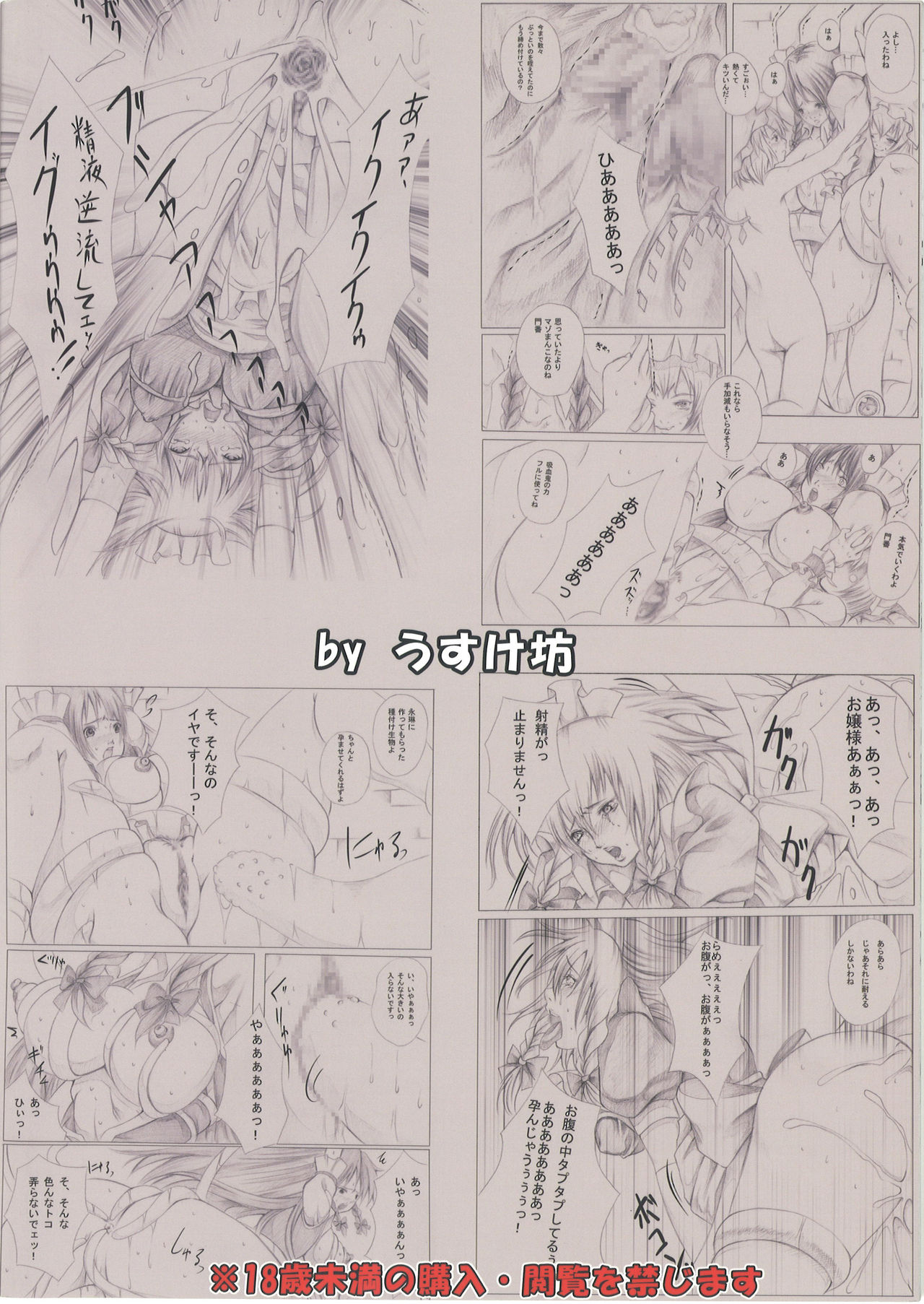 [Loiter (うすけ坊)] 東方保健体育～鬼畜幼女と触手の孕ませ実習～ (東方Project)