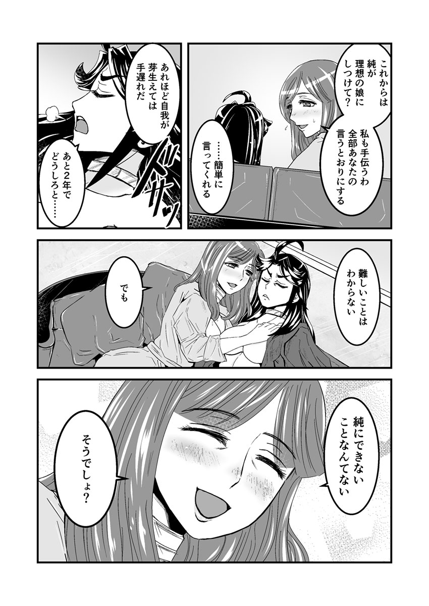 【ビアティカエロパロブ（吉田聡）】3話前編22ページ【母子相姦・毒母百合】ユリ母iN（ユリ母イン）Vol。 3-パート1-