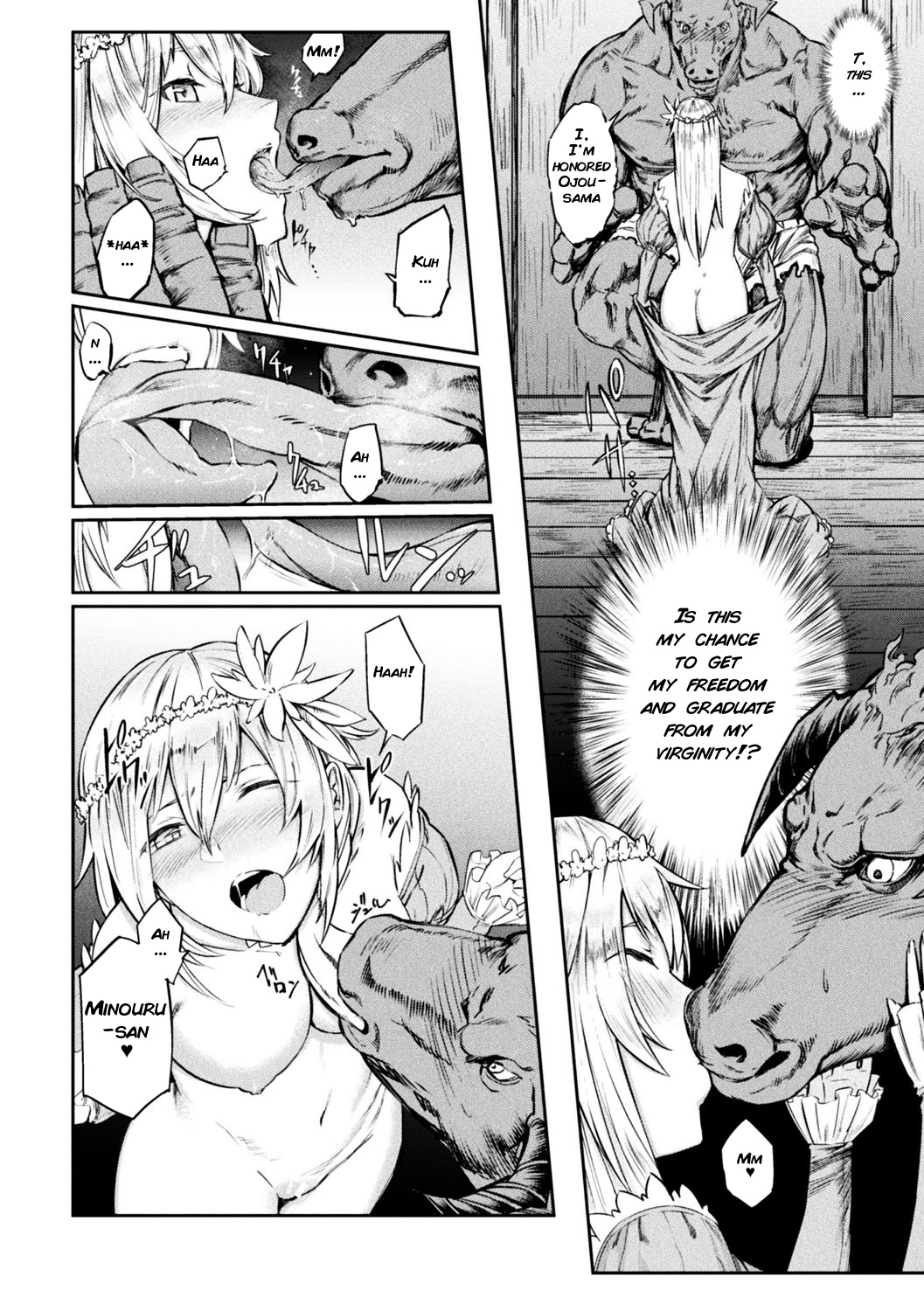 [比比山よきかな] 転生してミノタウロスになったらお嬢様に迫られた件 (別冊コミックアンリアル 転生したら Vol.1) [英訳] [DL版]