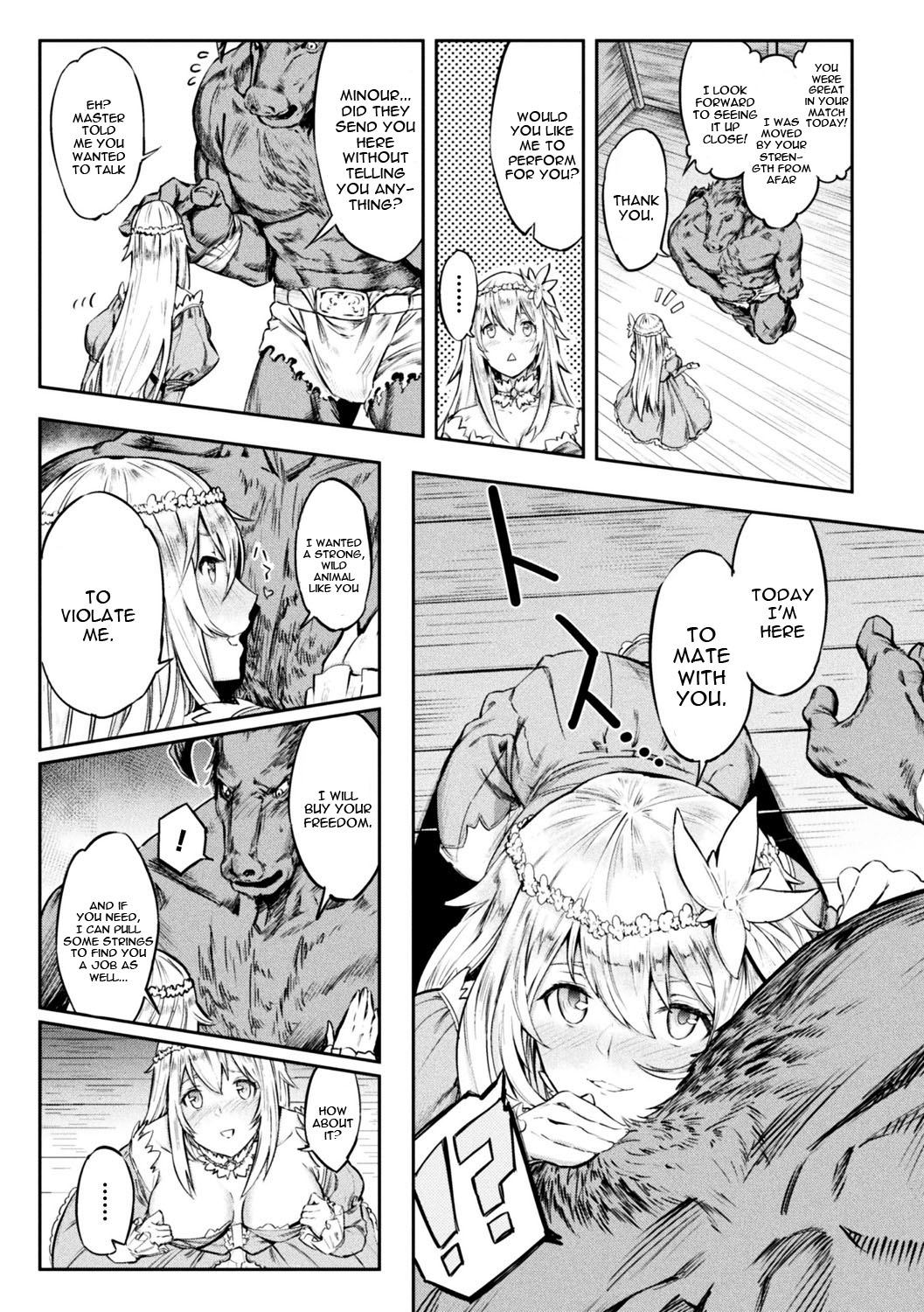 [比比山よきかな] 転生してミノタウロスになったらお嬢様に迫られた件 (別冊コミックアンリアル 転生したら Vol.1) [英訳] [DL版]