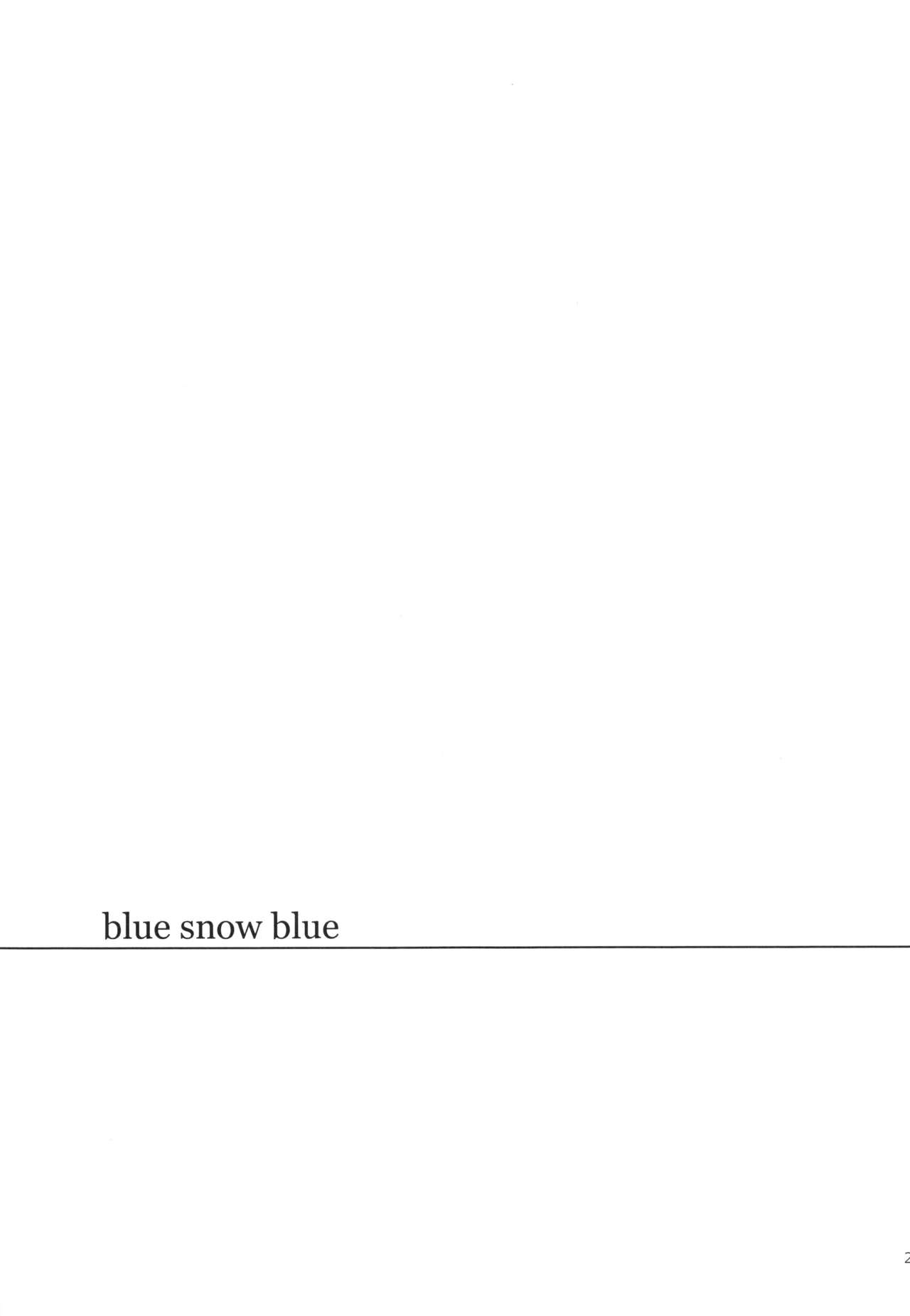 (C83) [わくわく動物園 (天王寺キツネ)] blue snow blue scene.14 [中国翻訳]