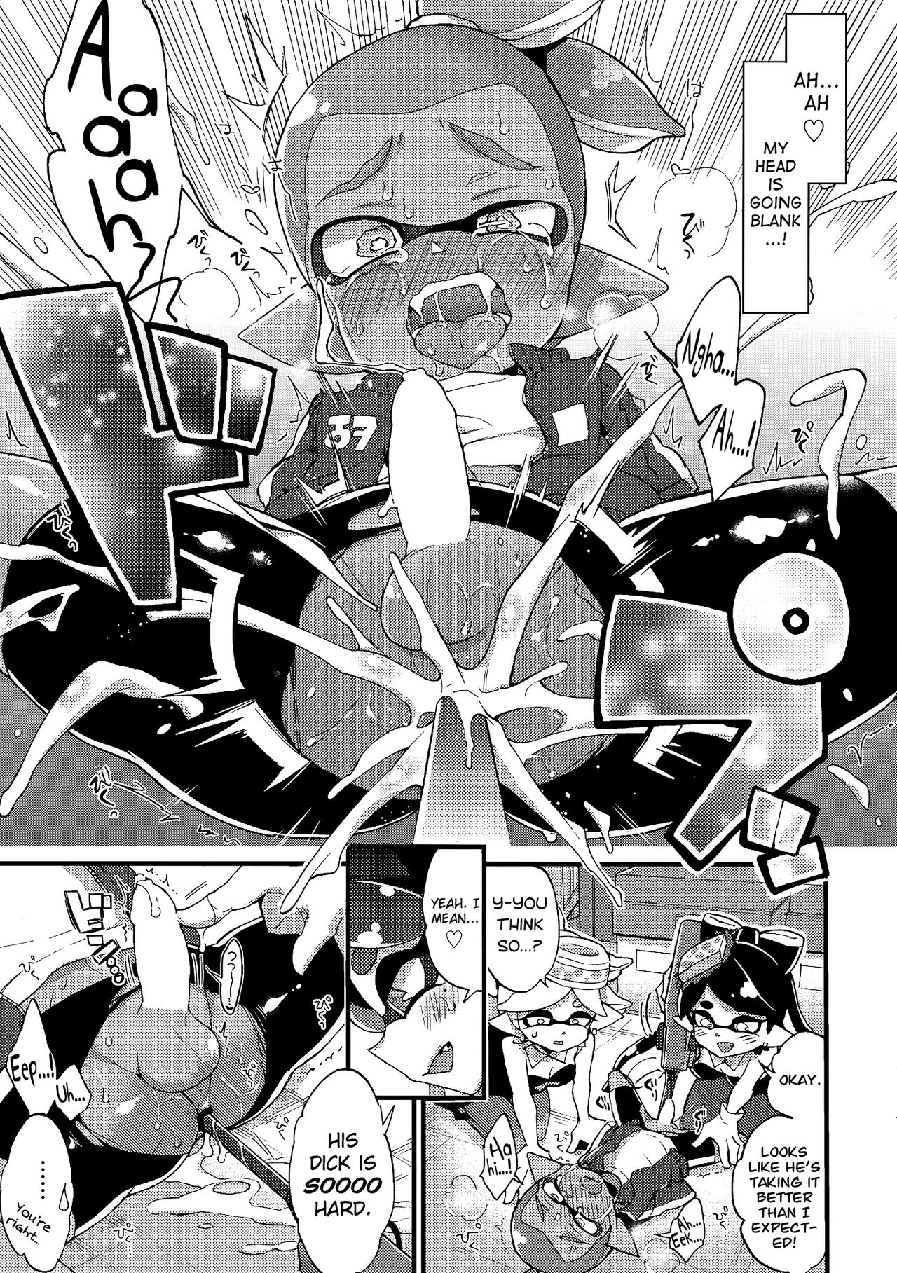 (C92) [紺色ドロップス (森島コン)] 理論上3発までなら耐えられます。 (スプラトゥーン) [英訳]