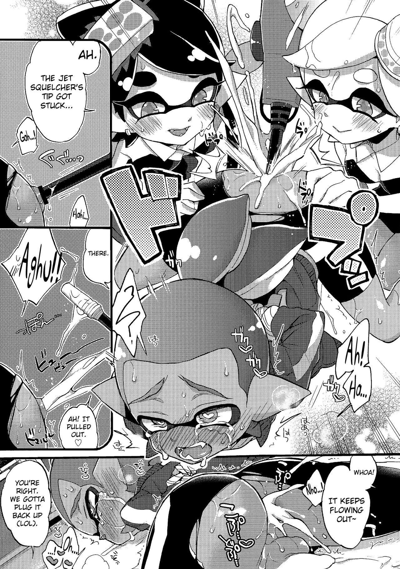 (C92) [紺色ドロップス (森島コン)] 理論上3発までなら耐えられます。 (スプラトゥーン) [英訳]