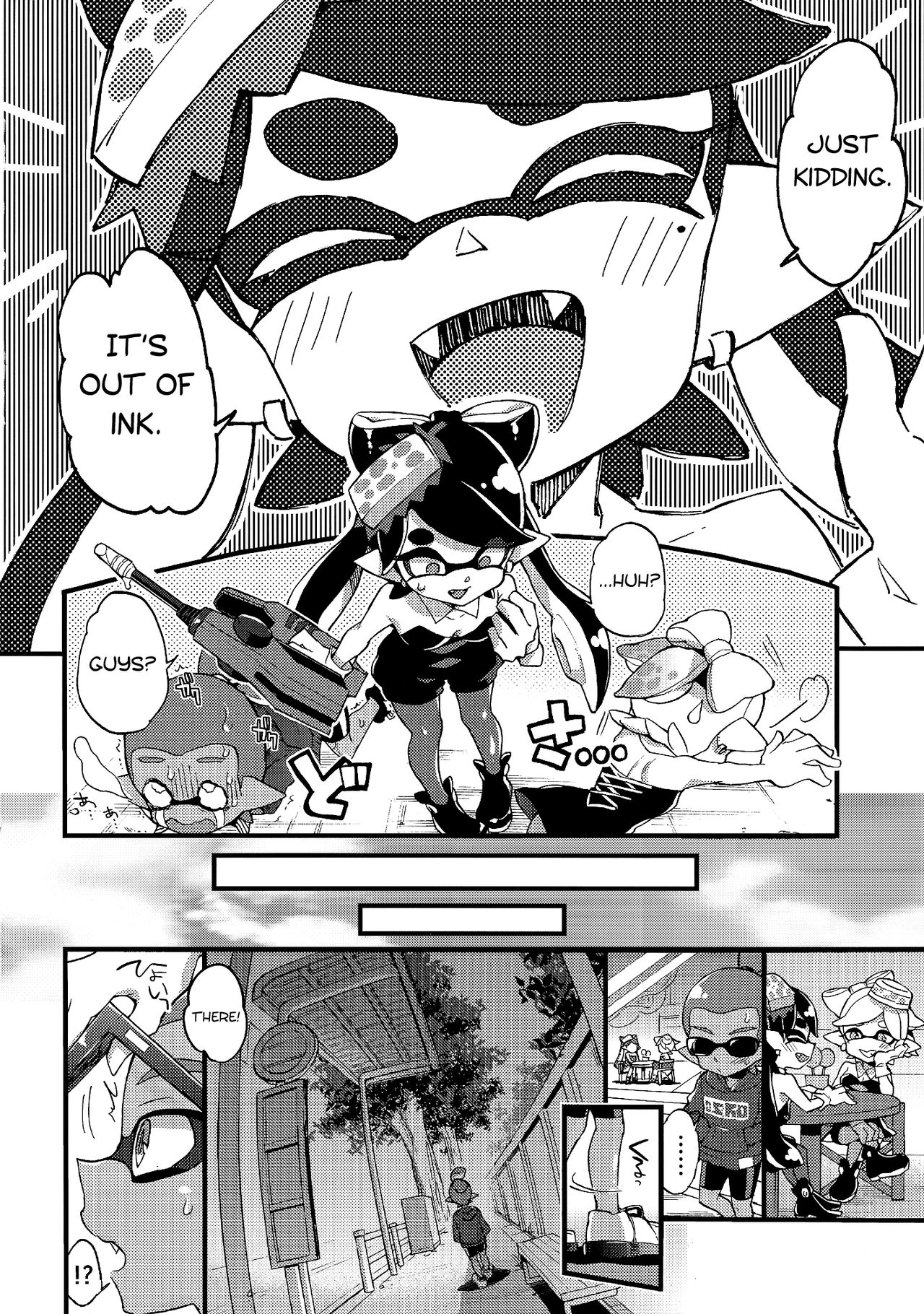 (C92) [紺色ドロップス (森島コン)] 理論上3発までなら耐えられます。 (スプラトゥーン) [英訳]