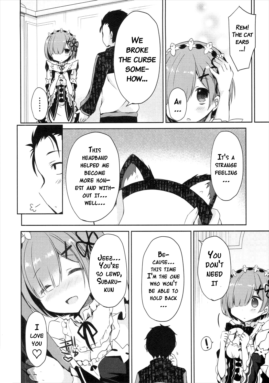 (みみけっと35) [moriQ (森あいり)] レムにゃんは発情期 (Re:ゼロから始める異世界生活) [英訳]