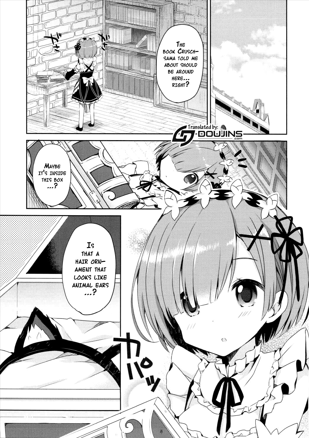 (みみけっと35) [moriQ (森あいり)] レムにゃんは発情期 (Re:ゼロから始める異世界生活) [英訳]