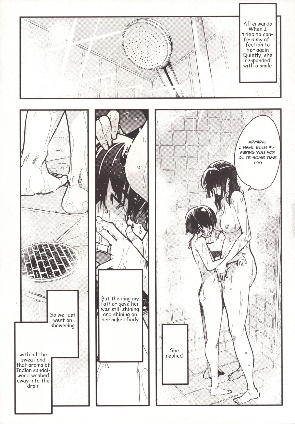 [ブロンコ一人旅 (内々けやき)] 以心電深 妙高さんの恋人 (艦隊これくしょん -艦これ-) [英訳] [DL版] [ページ欠落]