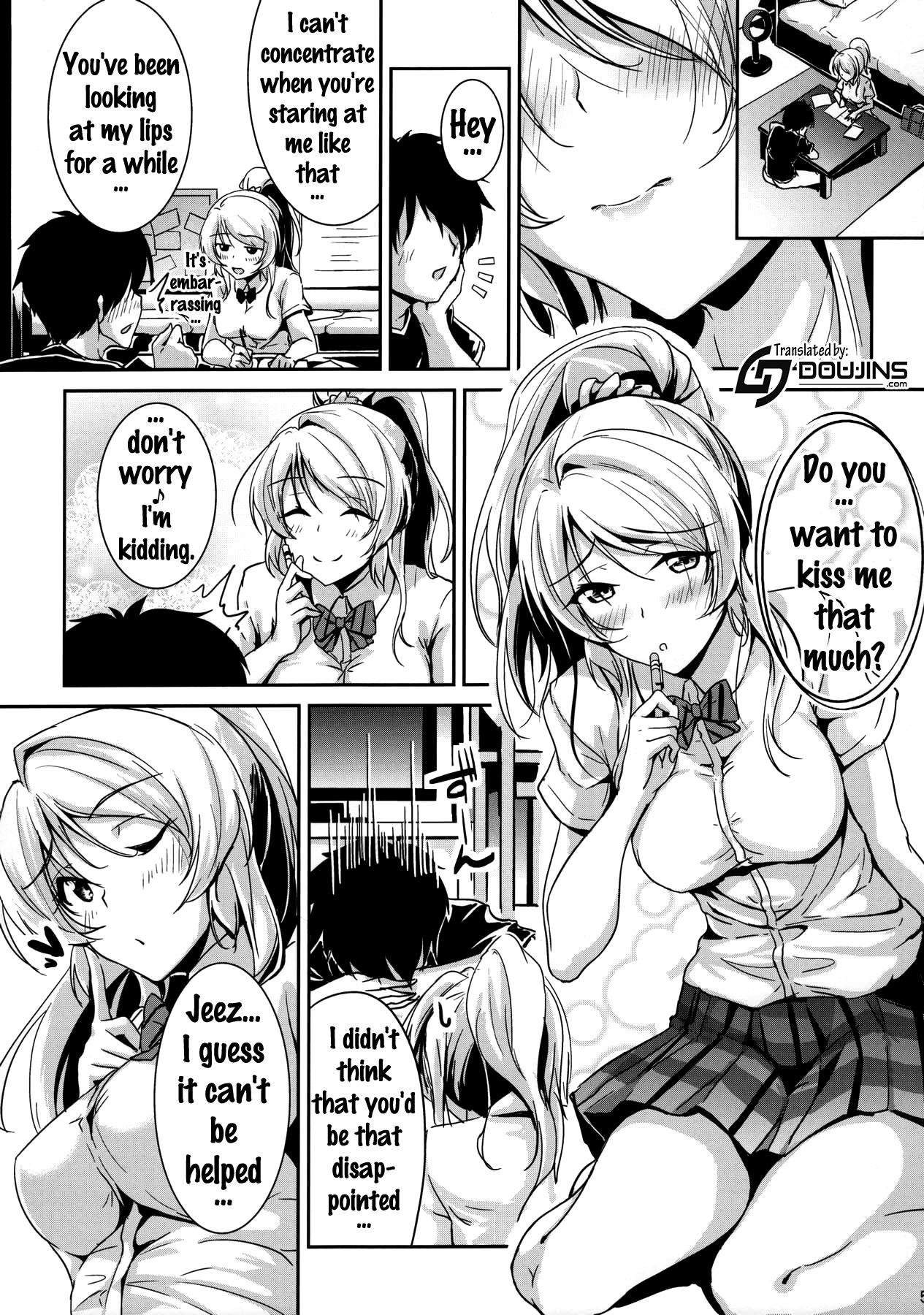 (C90) [布の家 (むーんらいと)] kiss me ellie (ラブライブ!) [英訳]