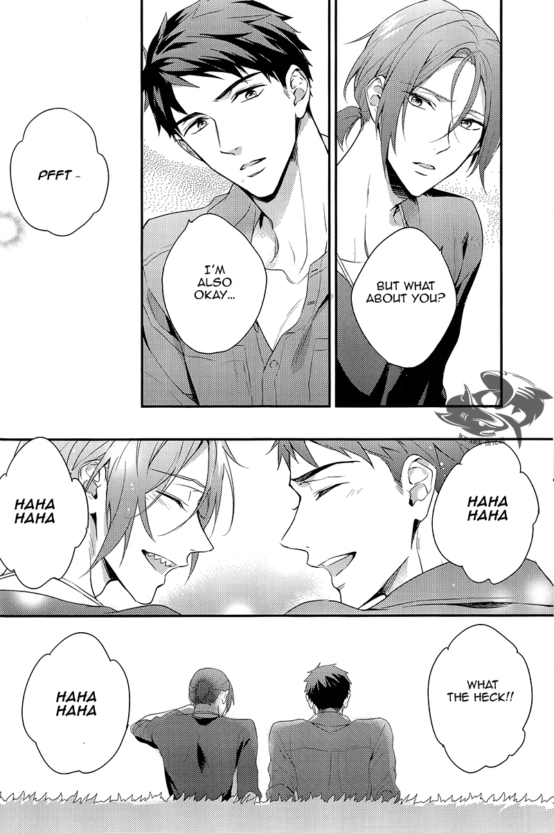 (C86) [PureSlider (松雄)] やさしい独占欲 前編 (Free!) [英訳]