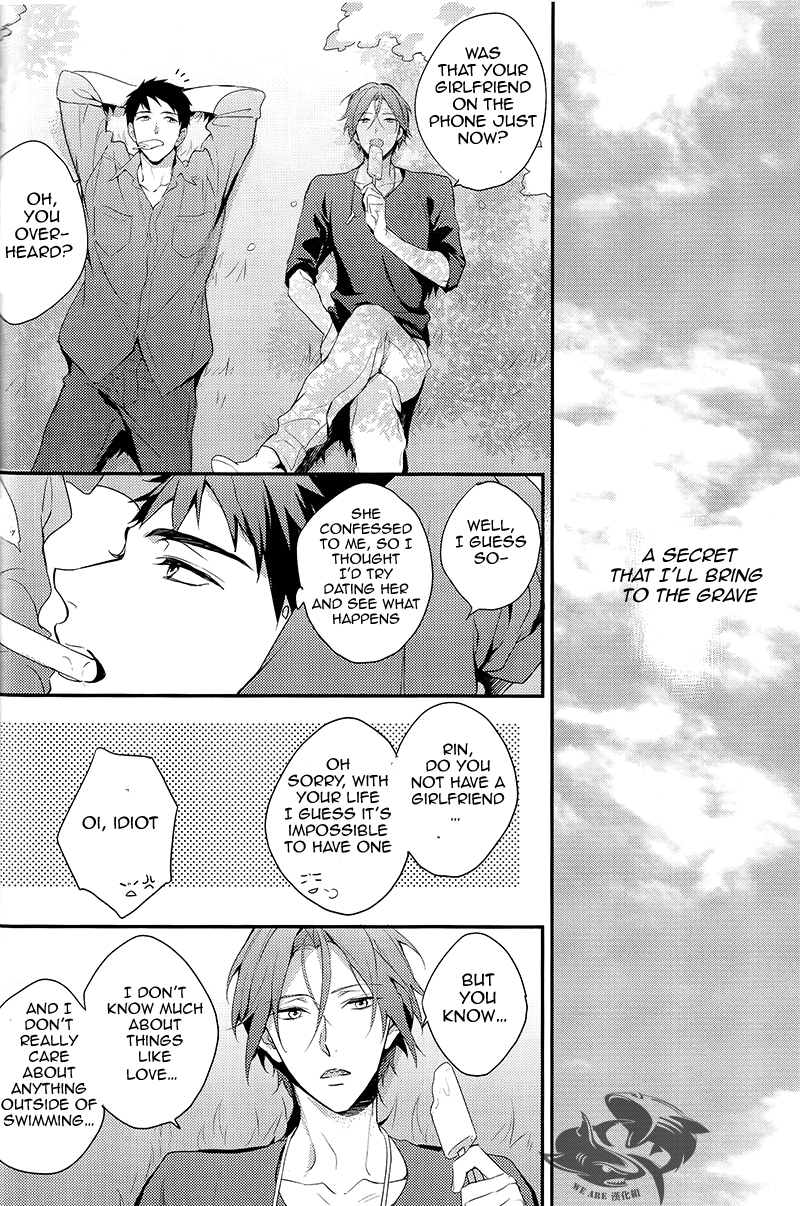 (C86) [PureSlider (松雄)] やさしい独占欲 前編 (Free!) [英訳]