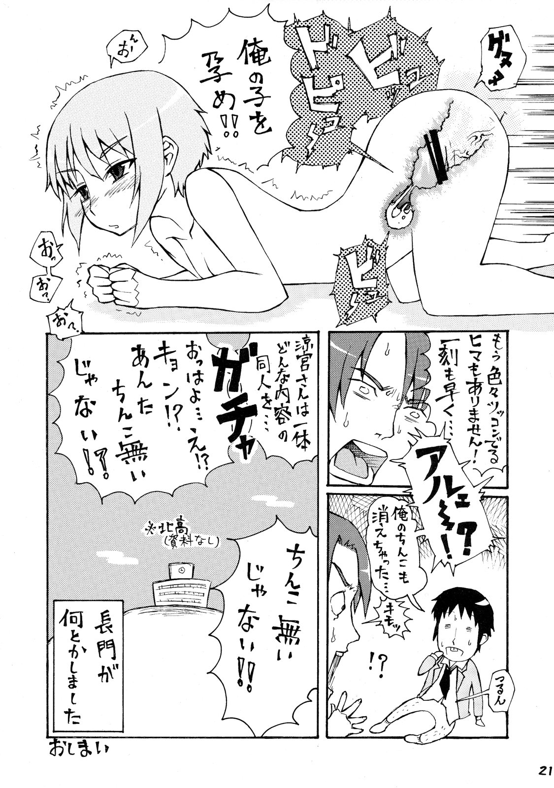 (C71) [居酒屋よっちゃん (江ノ島行き)] うん、いいぞ長門! かわいいぞ長門! (涼宮ハルヒの憂鬱)