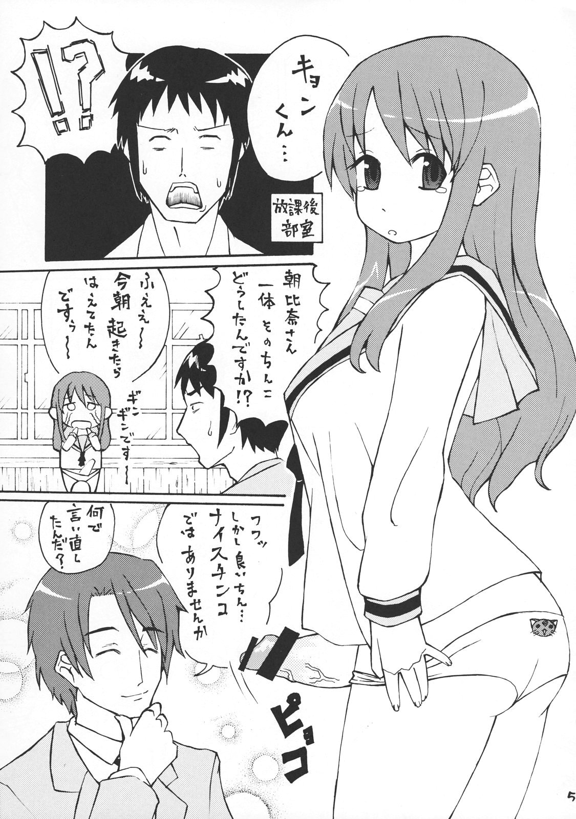 (C71) [居酒屋よっちゃん (江ノ島行き)] うん、いいぞ長門! かわいいぞ長門! (涼宮ハルヒの憂鬱)
