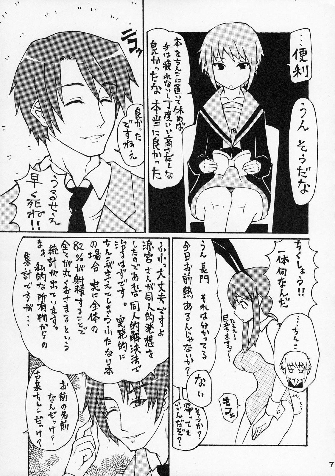 (C71) [居酒屋よっちゃん (江ノ島行き)] うん、いいぞ長門! かわいいぞ長門! (涼宮ハルヒの憂鬱)