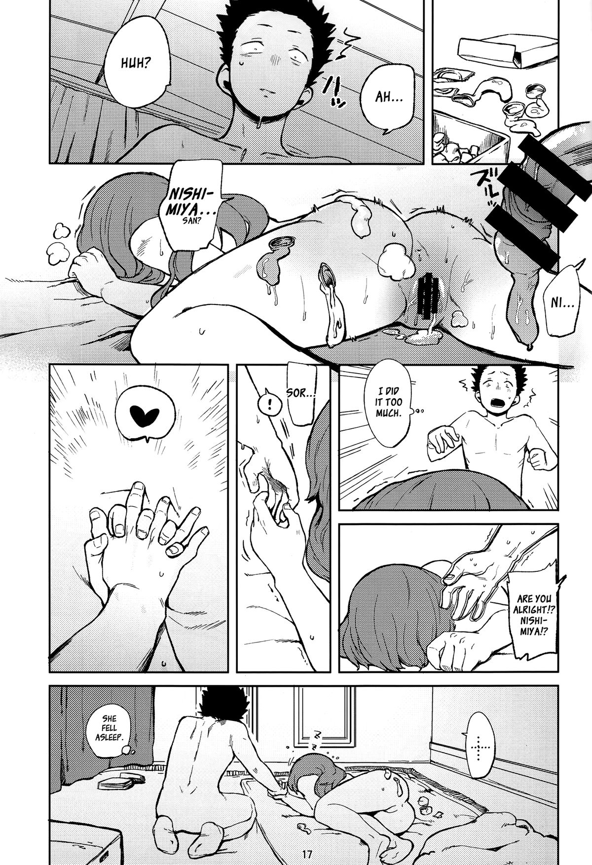 (C87) [リンクリングリン (夏目系)] 西宮さんと石田くんが、 (聲の形) [英訳]