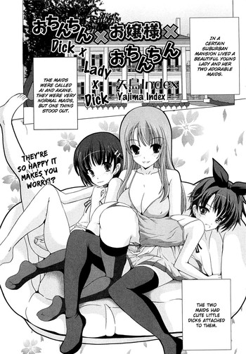 [矢島Index] おちんちん×お嬢様×おちんちん (女装奴隷 Vol.2) [英訳]