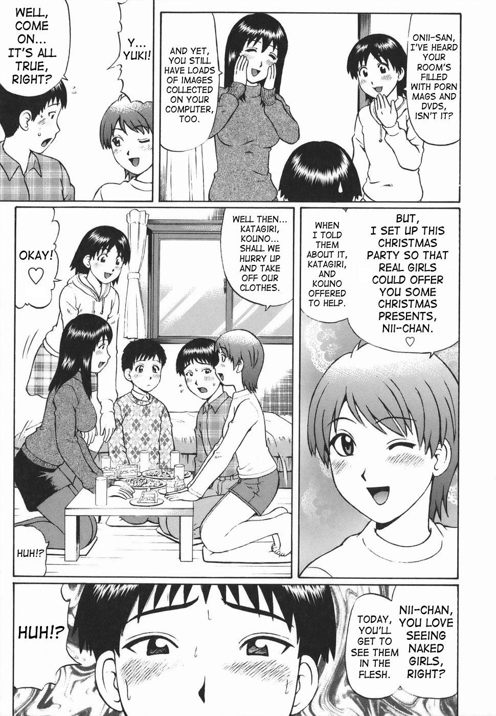 [にったじゅん] クリスマスプレゼント (素人童貞) [英訳]