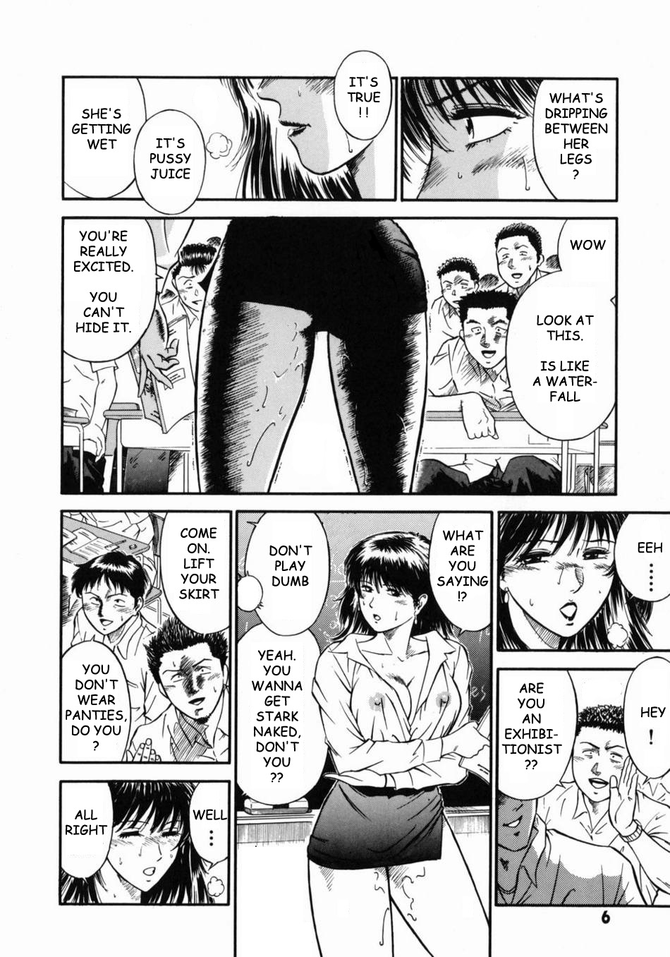 [平岡竜一] 女教師理恵香 [英訳]