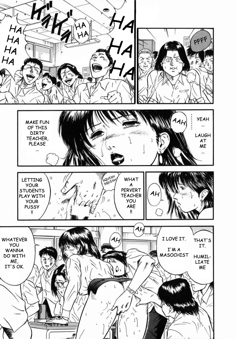 [平岡竜一] 女教師理恵香 [英訳]