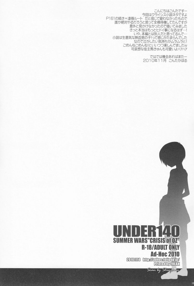 ゴンタカホル（アドホック）-Under140（サマーウォーズ）