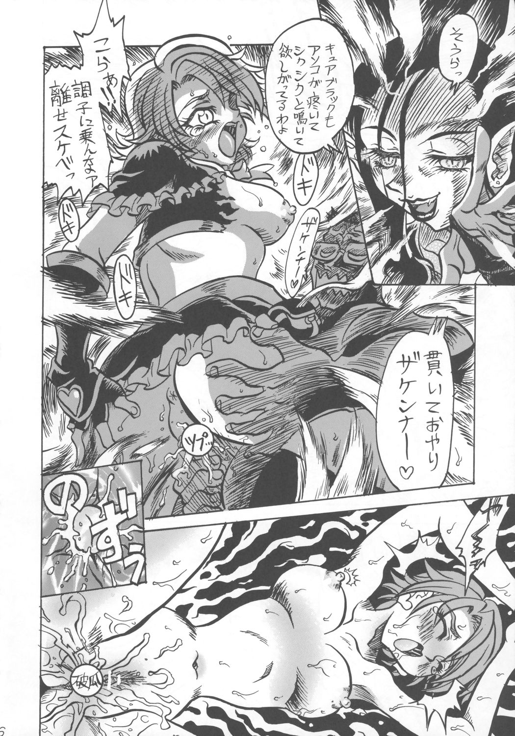 (C66) [黎明企画 (楠ノ木兵庫)] 黒白草紙 (ふたりはプリキュア)