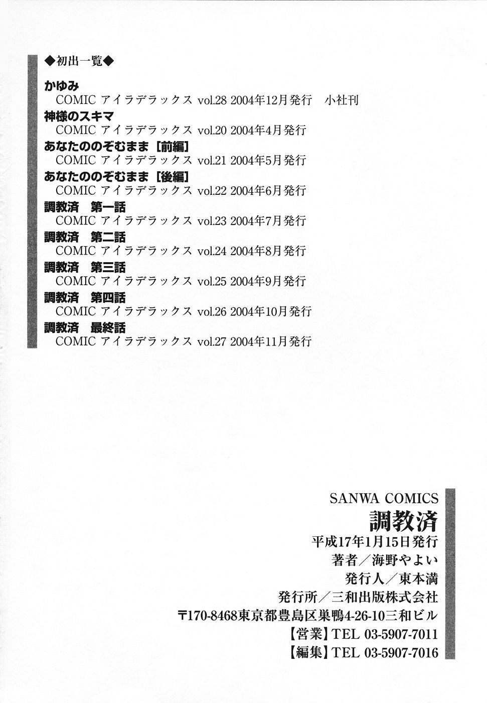 [海野やよい] 調教済み