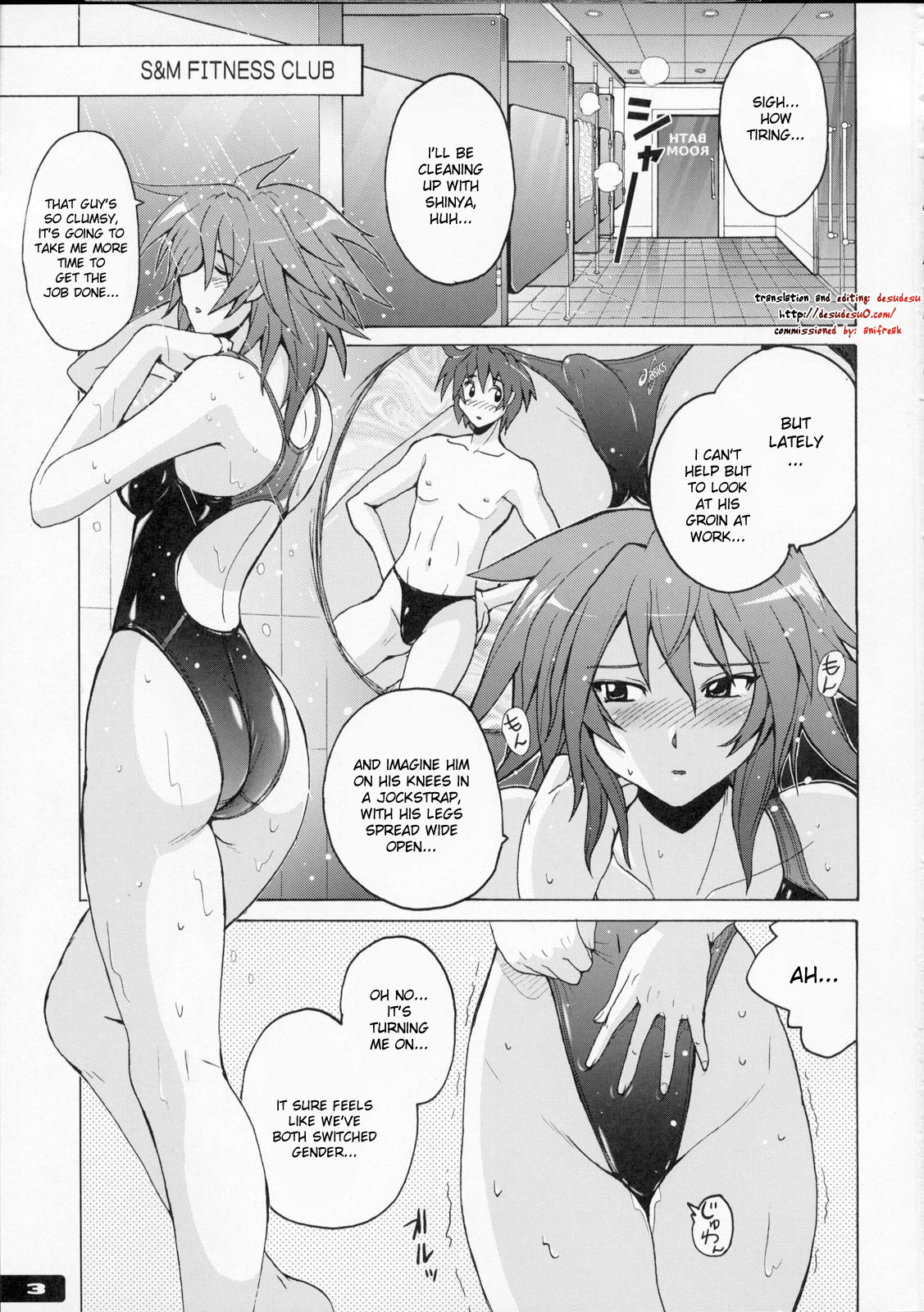 (C76) [猫畑 (紫☆にゃ～)] ぴたぴた競泳水着 4 [英訳]